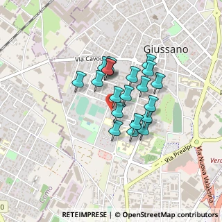 Mappa Via Arona, 20833 Giussano MB, Italia (0.3075)