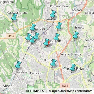 Mappa Via Arona, 20833 Giussano MB, Italia (2.05462)