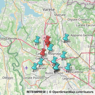 Mappa Via Milano, 21040 Oggiona Con Santo Stefano VA, Italia (6.88692)