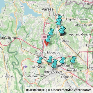 Mappa Via Milano, 21040 Oggiona Con Santo Stefano VA, Italia (7.07733)