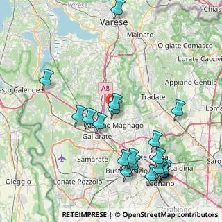 Mappa Via Milano, 21040 Oggiona Con Santo Stefano VA, Italia (9.5755)