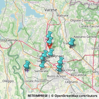 Mappa Via Milano, 21040 Oggiona Con Santo Stefano VA, Italia (6.54923)