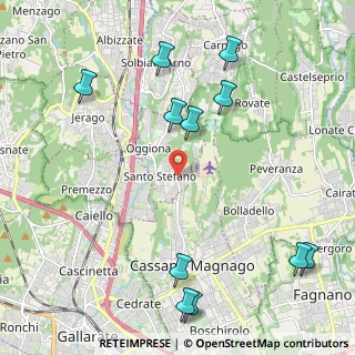 Mappa Via Milano, 21040 Oggiona Con Santo Stefano VA, Italia (2.65455)