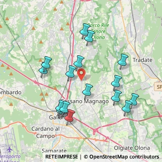 Mappa Via Milano, 21040 Oggiona Con Santo Stefano VA, Italia (3.9525)