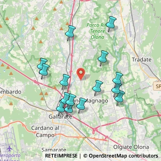 Mappa Via Milano, 21040 Oggiona Con Santo Stefano VA, Italia (3.81933)