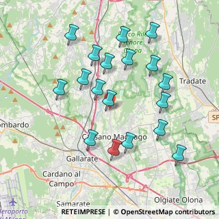Mappa Via Milano, 21040 Oggiona Con Santo Stefano VA, Italia (3.88056)