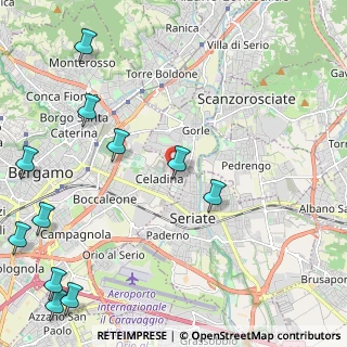 Mappa Via Monte Misma, 24125 Bergamo BG, Italia (3.14182)