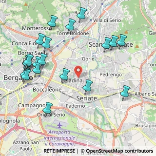Mappa Via Monte Misma, 24125 Bergamo BG, Italia (2.4845)