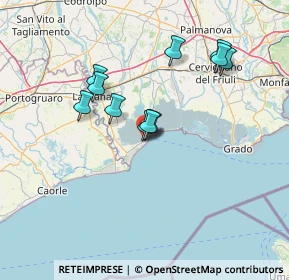 Mappa Via Lungo Laguna Trento, 33054 Lignano Sabbiadoro UD, Italia (11.91364)