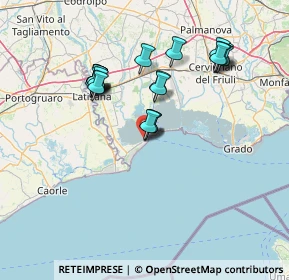 Mappa Via Lungo Laguna Trento, 33054 Lignano Sabbiadoro UD, Italia (13.366)