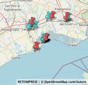 Mappa Via Lungo Laguna Trento, 33054 Lignano Sabbiadoro UD, Italia (9.3085)