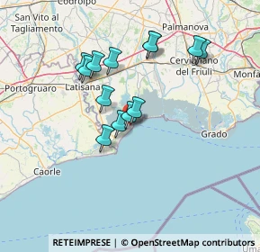 Mappa Via Lungo Laguna Trento, 33054 Lignano Sabbiadoro UD, Italia (12.00385)