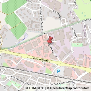 Mappa Via dell'Aeronautica, 10, 24035 Curno, Bergamo (Lombardia)