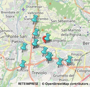 Mappa Via dell'Aeronautica, 24035 Bergamo BG, Italia (1.655)