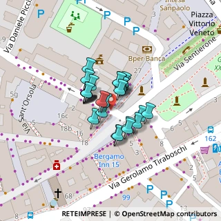 Mappa P.za Giacomo Matteotti, 24122 Bergamo BG, Italia (0.02889)