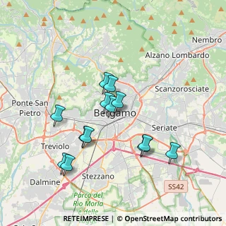 Mappa P.za Giacomo Matteotti, 24122 Bergamo BG, Italia (3.22231)