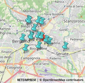 Mappa Via Trieste, 24125 Bergamo BG, Italia (1.28)