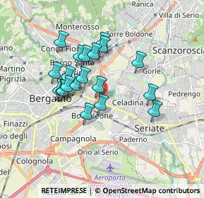 Mappa Via Trieste, 24125 Bergamo BG, Italia (1.4605)