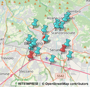 Mappa Via Trieste, 24125 Bergamo BG, Italia (3.19611)