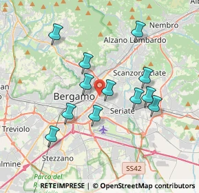 Mappa Via Trieste, 24125 Bergamo BG, Italia (3.33833)