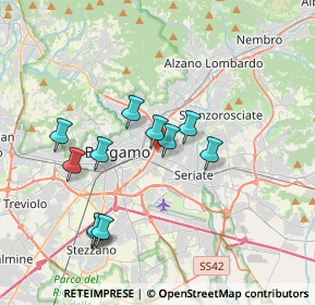 Mappa Via Trieste, 24125 Bergamo BG, Italia (3.29727)