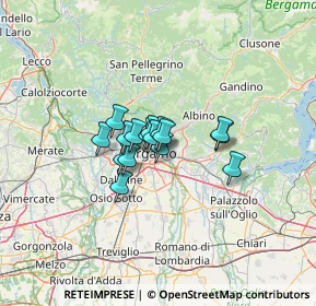 Mappa Via Trieste, 24125 Bergamo BG, Italia (6.99125)