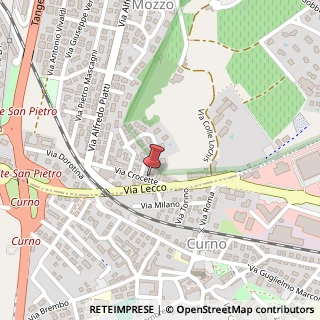 Mappa Via Crocette, 14, 24030 Curno, Bergamo (Lombardia)