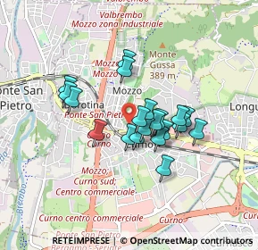 Mappa Via Crocette, 24035 Curno BG, Italia (0.631)