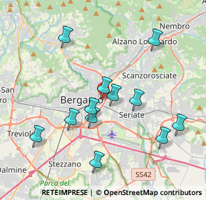 Mappa Via Borgo Palazzo, 24025 Bergamo BG, Italia (3.73667)