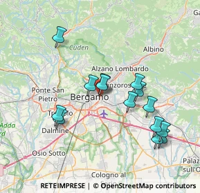 Mappa Via Borgo Palazzo, 24025 Bergamo BG, Italia (7.07714)