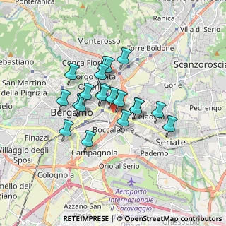 Mappa Via Borgo Palazzo, 24025 Bergamo BG, Italia (1.2645)