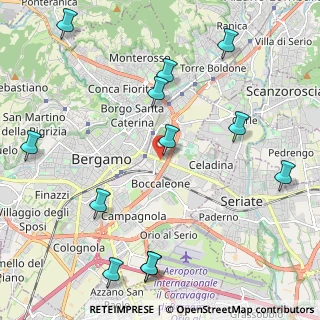 Mappa Via Borgo Palazzo, 24025 Bergamo BG, Italia (2.69167)