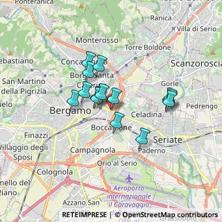 Mappa Via Borgo Palazzo, 24025 Bergamo BG, Italia (1.30643)