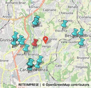 Mappa Via Don Dionigi Clerici, 20842 Besana in Brianza MB, Italia (2.3005)