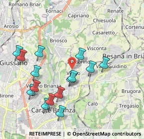 Mappa Via Don Dionigi Clerici, 20842 Besana in Brianza MB, Italia (2.026)