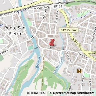 Mappa Via Vittorio Emanuele II, 91, 24036 Ponte San Pietro, Bergamo (Lombardia)