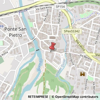 Mappa Via Vittorio Emanuele II, 102, 24036 Ponte San Pietro, Bergamo (Lombardia)