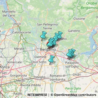 Mappa Via Malj Tabaiani, 24121 Bergamo BG, Italia (7.70545)