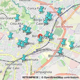 Mappa Via Malj Tabaiani, 24121 Bergamo BG, Italia (1.086)