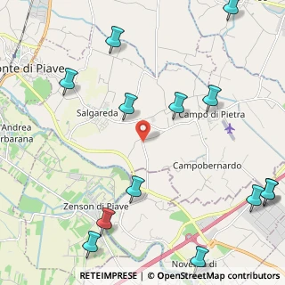 Mappa Via Conche, 31040 Salgareda TV, Italia (3.02154)