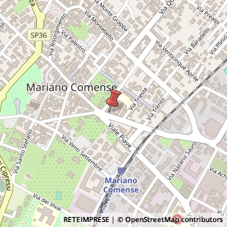 Mappa Piazza Martiri della Libertà, 7, 22066 Mariano Comense, Como (Lombardia)