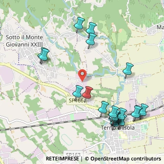 Mappa Via degli Artigiani, 24039 Sotto il Monte Giovanni XXIII BG, Italia (1.2745)