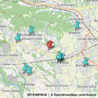 Mappa Via degli Artigiani, 24039 Sotto il Monte Giovanni XXIII BG, Italia (2.09727)