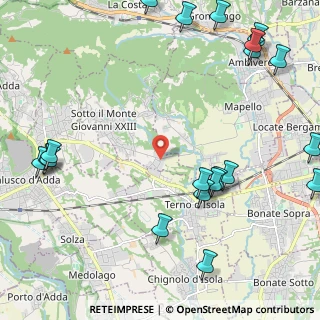 Mappa Via degli Artigiani, 24039 Sotto il Monte Giovanni XXIII BG, Italia (3.021)