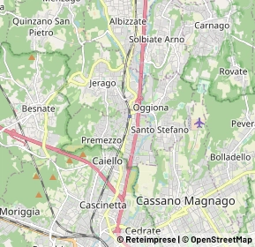 Mappa 21044 Cavaria con Premezzo VA, Italia (2.5715)