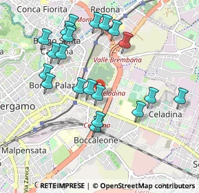 Mappa Via Arrigo Boito, 24125 Bergamo BG, Italia (0.9845)