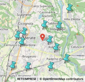 Mappa Via Cerri, 23807 Merate LC, Italia (2.27417)