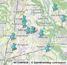 Mappa Via Cerri, 23807 Merate LC, Italia (2.15455)