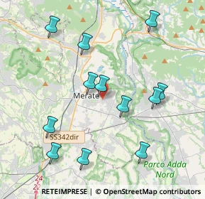 Mappa Via Cerri, 23807 Merate LC, Italia (4.15667)