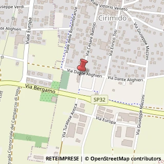 Mappa Via Cesare Battisti, 38, 22070 Cirimido, Como (Lombardia)
